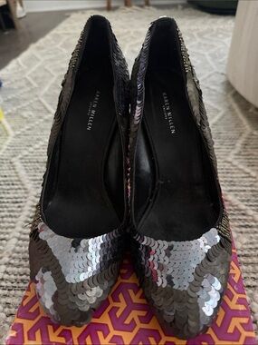 Sequin heels